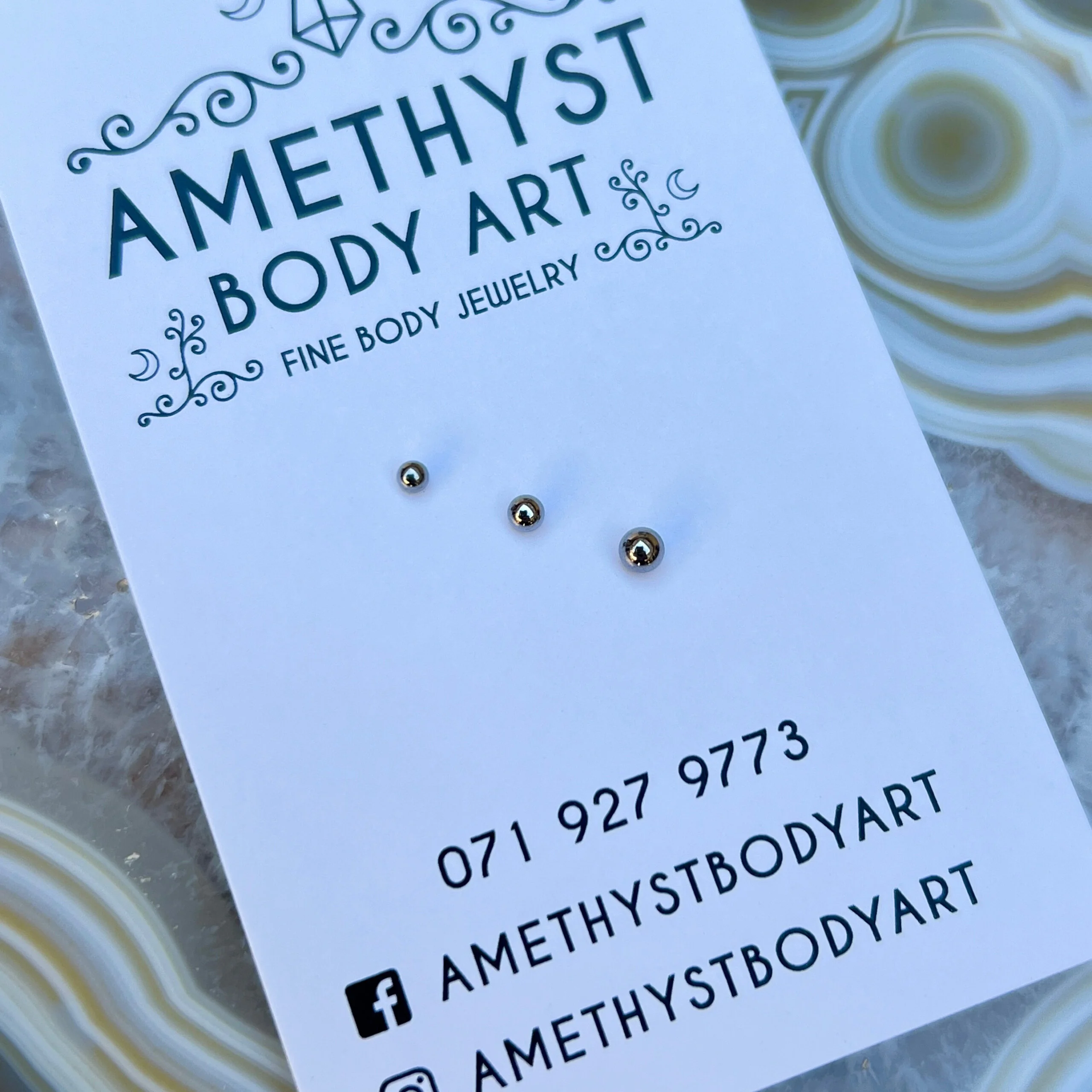 Threadless Titanium Ball