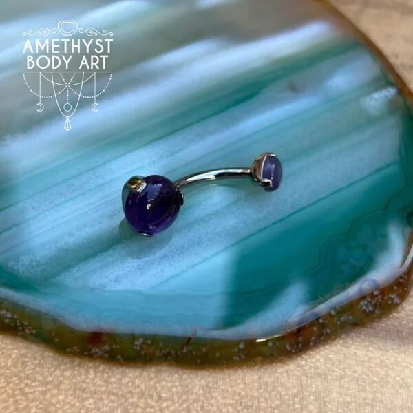 TI Navel Curve - Amethyst