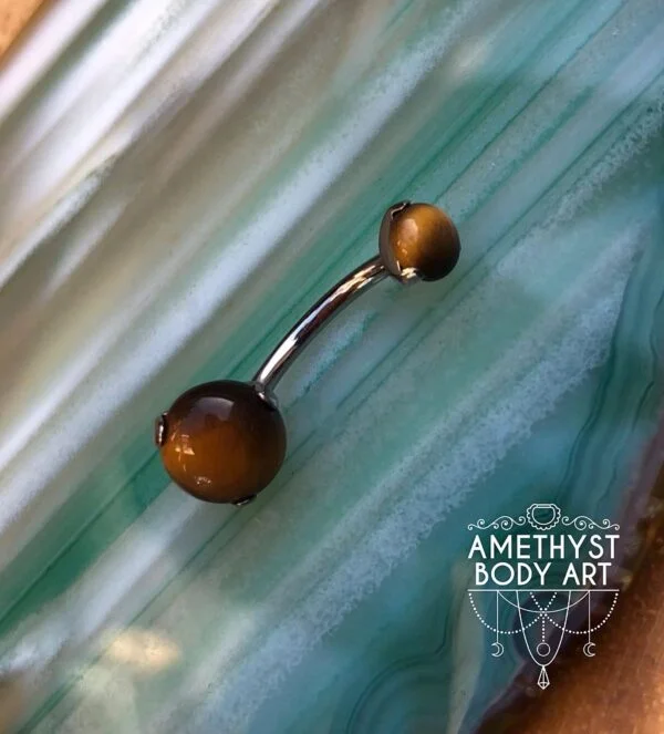 TI Navel Curve - Tigers Eye