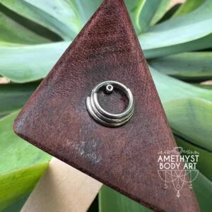 Triple Stack - Stainless Steel Hinged Ring