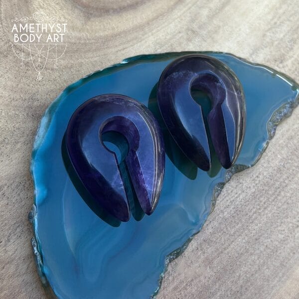 Amethyst Key-Hole Hangers - Image 3