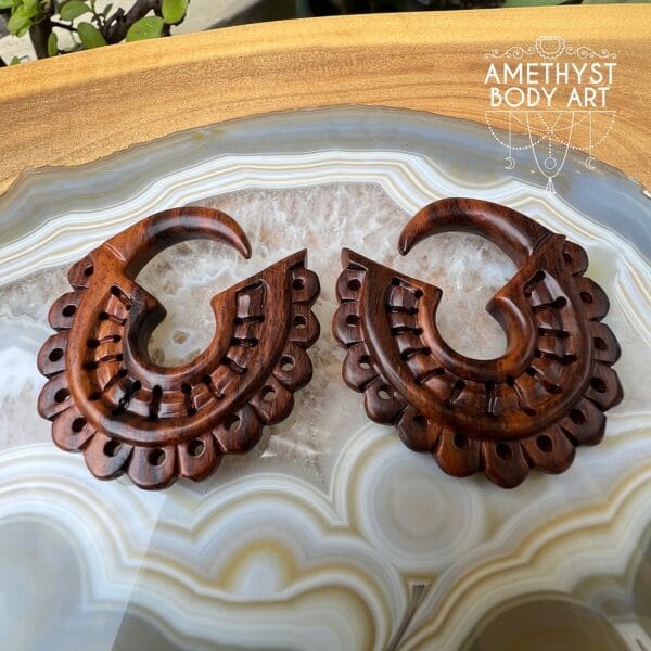 6mm Mandala Wood Hangers - Image 3