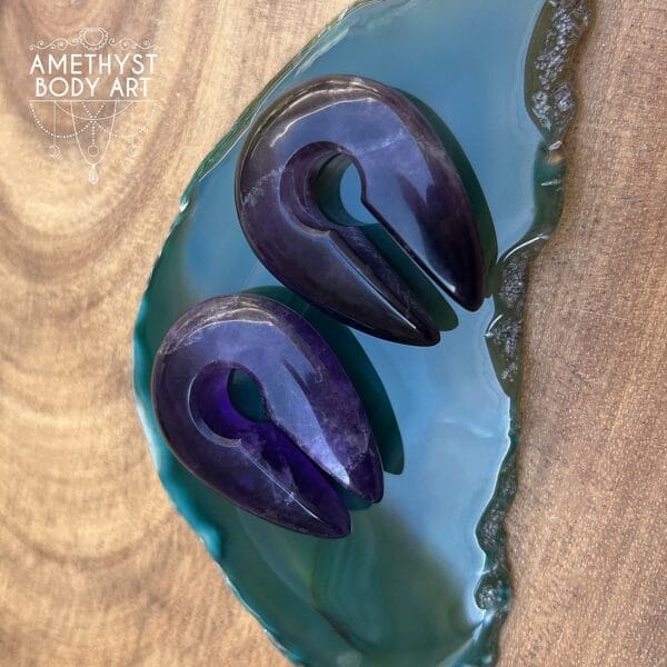 Amethyst Key-Hole Hangers - Image 4