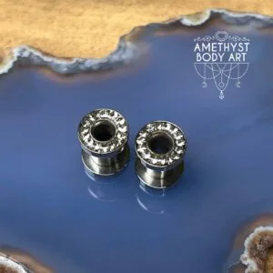 6mm CZ Stainless Steel Internally Threaded Tunnels