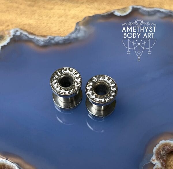 6mm CZ Stainless Steel Internally Threaded Tunnels