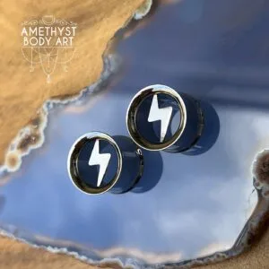 14mm Lightning Bolt Internally Threaded Tunnels