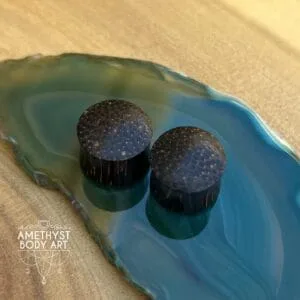 18mm Palm Wood Double Flared Plugs